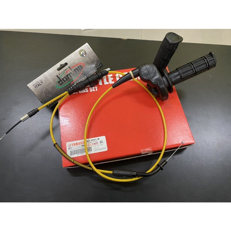 GAS SPONTAN DOMINO 2 DUA CABANG RX KING KABEL ORIGINAL-5