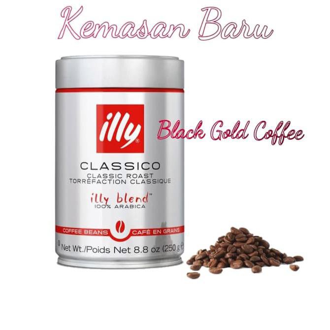 

Coffee Illy Medium Roast Bean Espresso 250 gram Biji Kopi Roasted