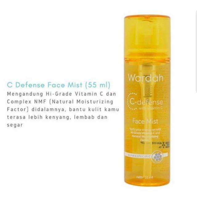 Wardah C Defence Face Mist 55ml ORIGINAL-BPOM