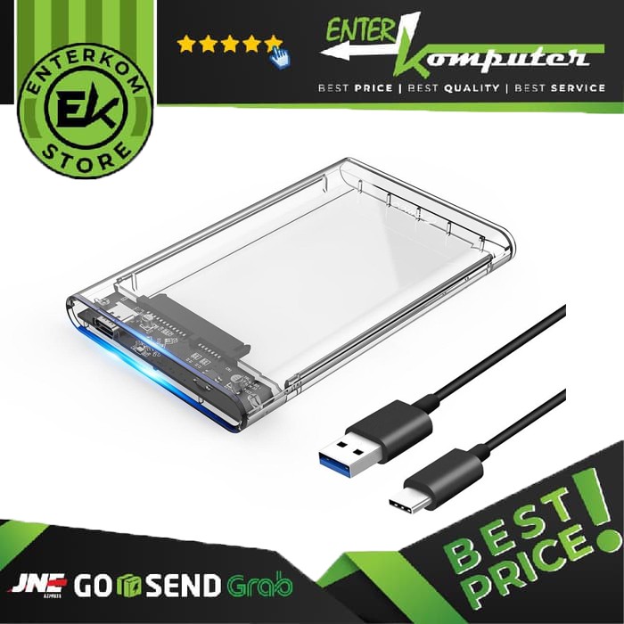 Accessories Orico 2139C3-G2 Type-C Hard Drive Enclosure 2.5&quot; USB 3.1 Transparant