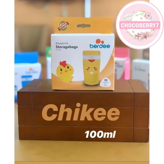 Berdee Breast Milk Storage Bags 100ml Kantung Kantong ASI 100 ml isi 30 Bags