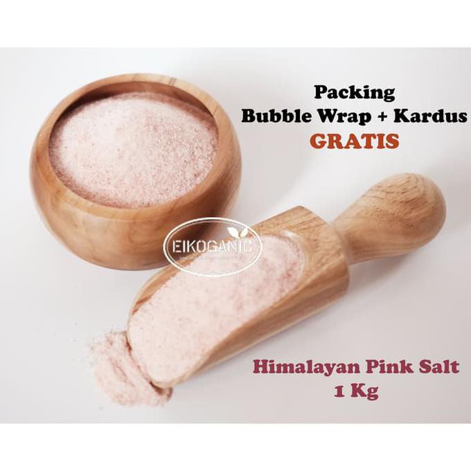 

GRATIS ! Himalayan pink salt garam 1KG 1 KG