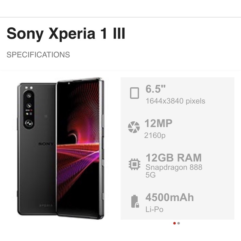 PROMO BIG SALE Sony Xperia 1 iii 5G 12GB 512GB Snapdragon SD888 Global inter A