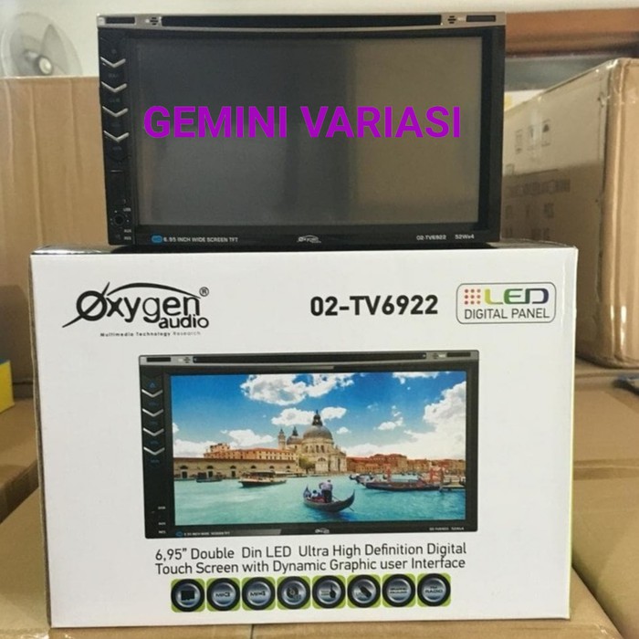 HEADUNIT DOUBLEDIN TV MOBIL OXYGEN SV B-35 O2-TV6922/DOUBLE DIN OXYGEN