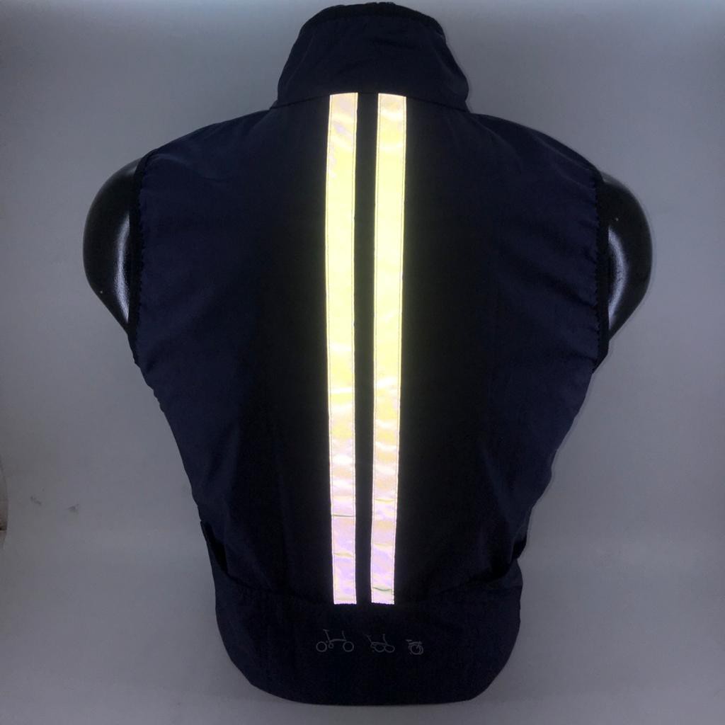 Rompi Sepeda Lipat Gowes Vest Pria Wanita Windbreaker Jacket Unisex