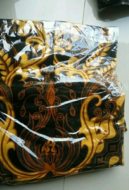 Batik Couple Keluarga Sania Ruffle Ori Ndoro Jowi Dnt Motif Kembang Langit