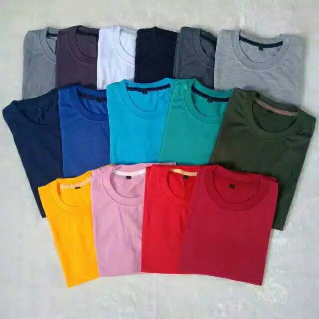 Kaos polos murah / grosir kaos polos / kaos polos pendek / kaos polos