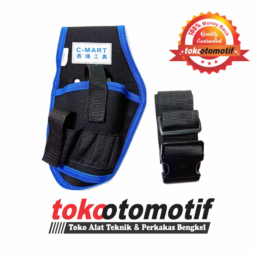Tas Pinggang Mesin Bor / Tool Bag / Cordless Drill Pouch C-Mart