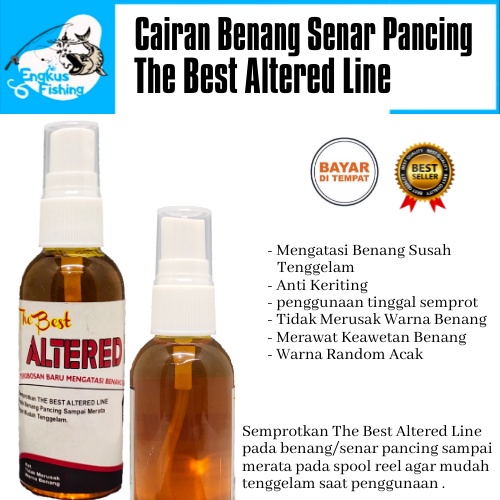 Liquid Line Cairan Benang Pancing Agar Mudah Tenggelam Murah - Engkus Fishing