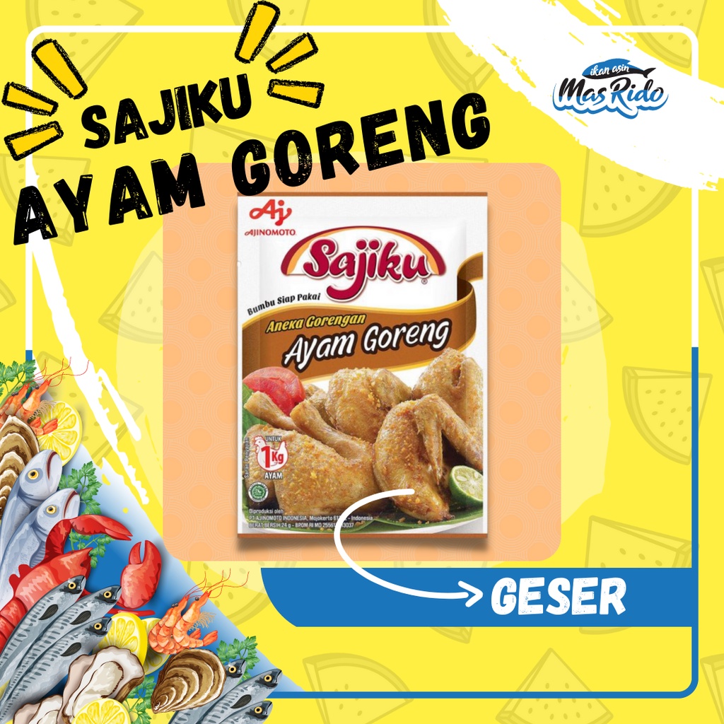

Bumbu Sajiku Ayam Goreng Ikan Goreng Bumbu Instan Sajiku Termurah