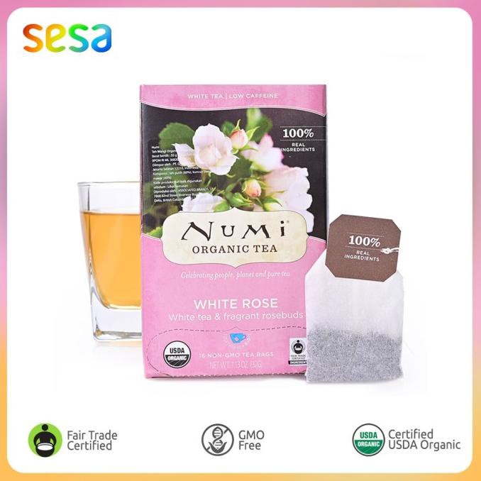 

Jual Numi - Organic White Rose Tea - 32G Teh