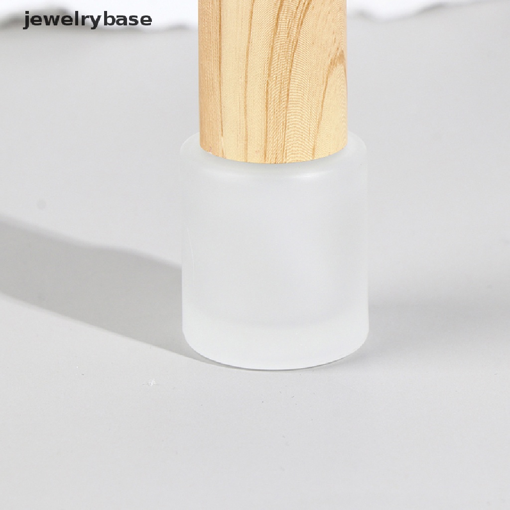 [Base] Wood Grain Cover Glass Pump Spray Bottles Cream Jars Empty Cosmetic Bottle Boutique