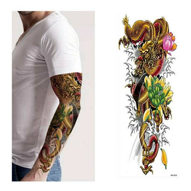 Tatto temporary Full lengan Kode Qb