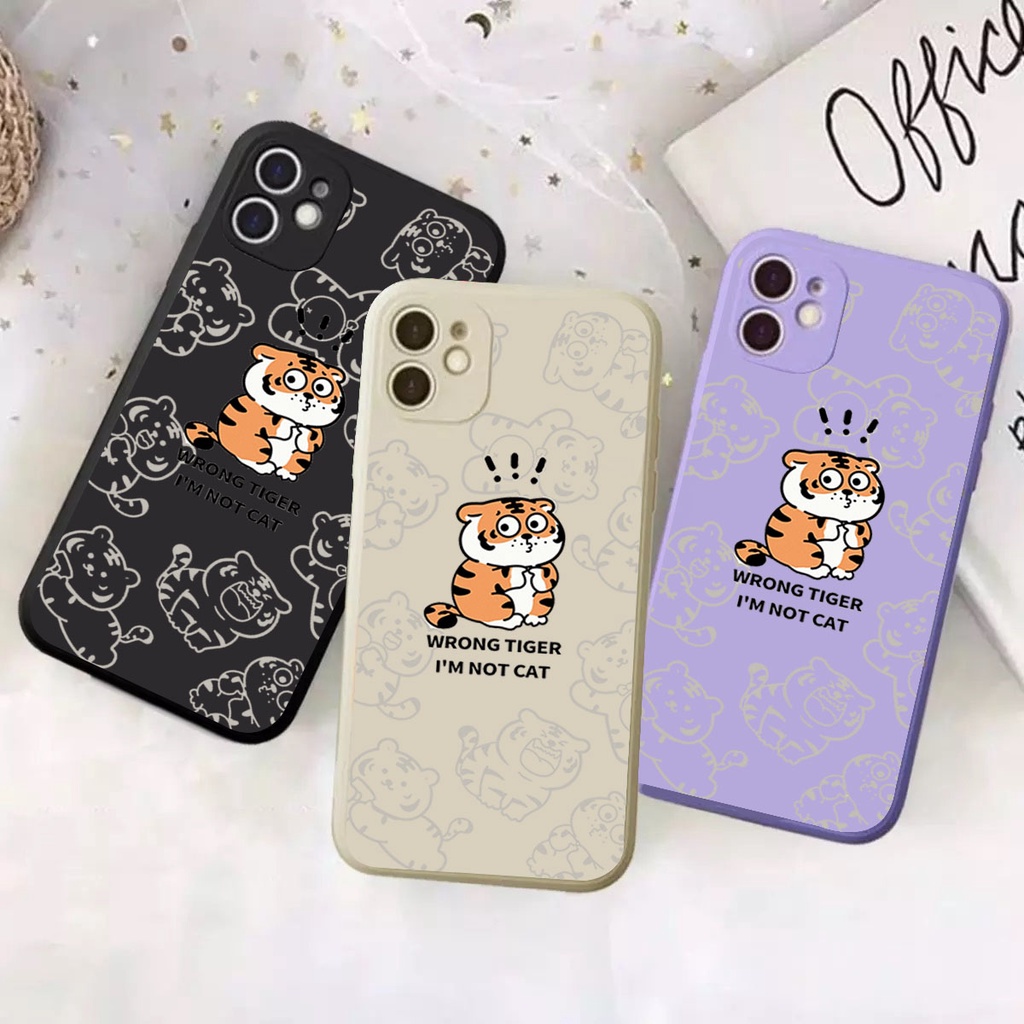 DC CASE REALME C15 / C20 / C21 / C21Y / C35 NEW CASE MACARON TIGER CUTE