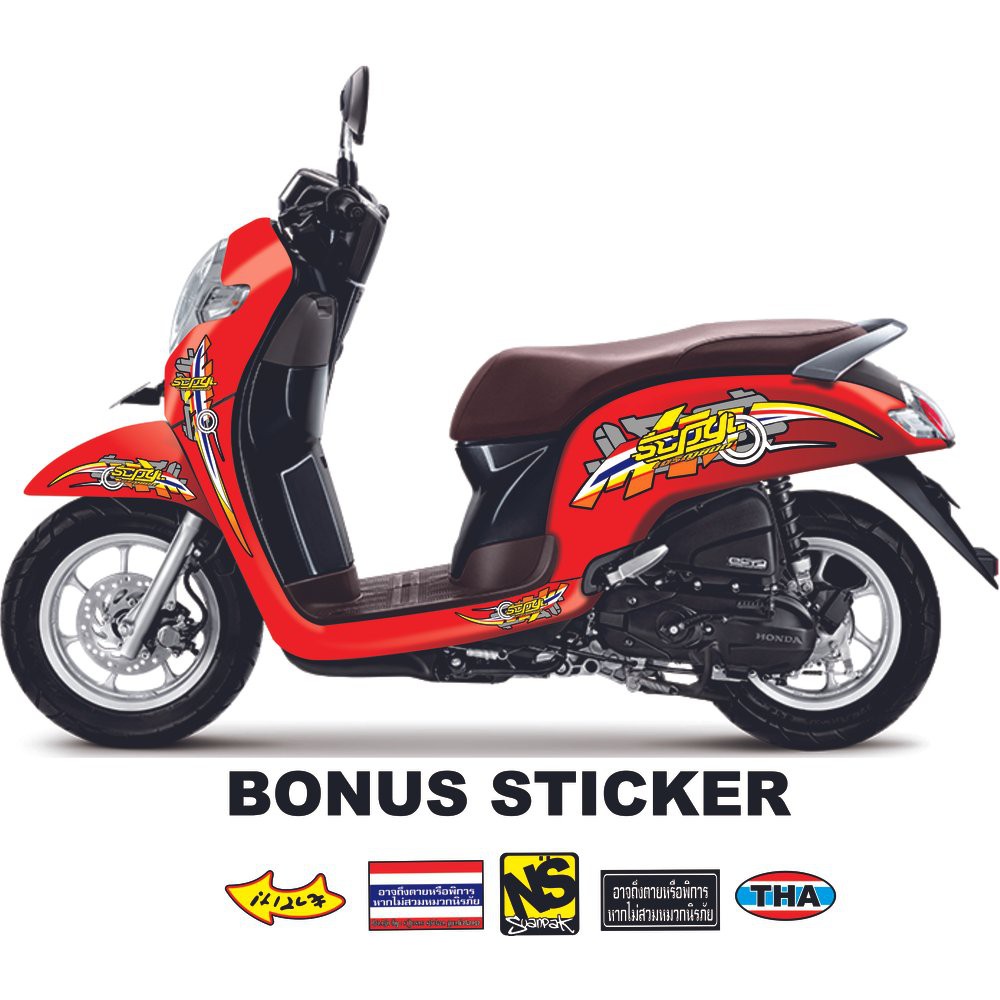 25+ Inspirasi Keren Stiker Scoopy 2019 Thailand