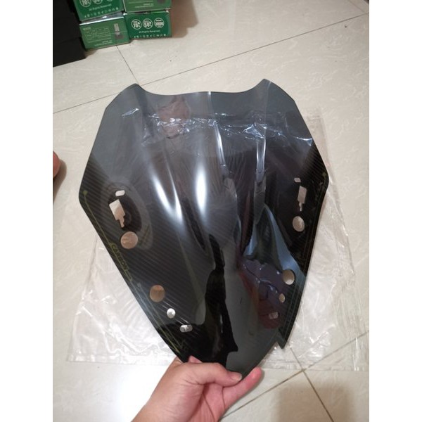 Windshield Visor Xmax 250 Carbon MHR Smoke Pendek