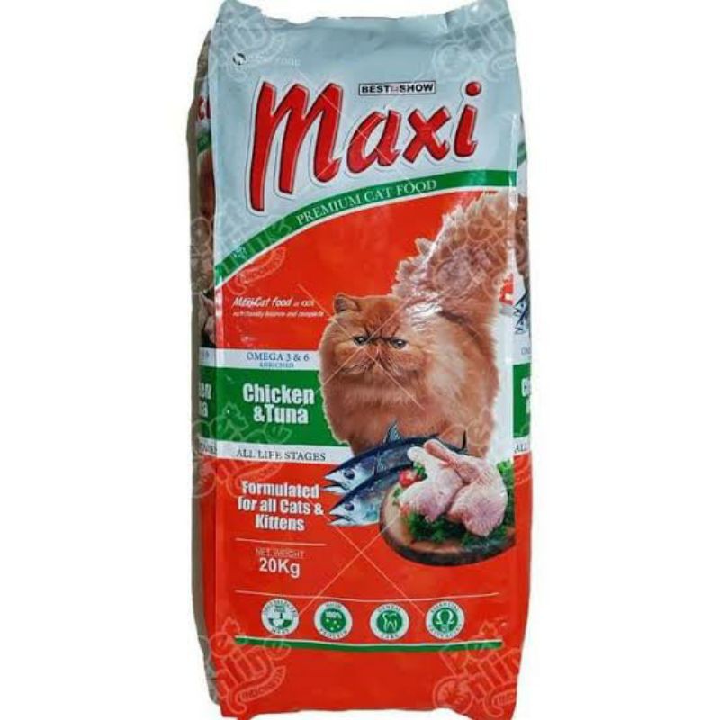 CAT FOOD PAKAN KUCING MAXI 20KG