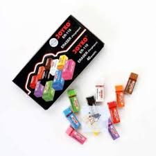 

CIE Eraser / Penghapus Joyko Warna Warni Pink Biru Hijau Kuning Orange Oren Coklat Ungu Hitam Putih