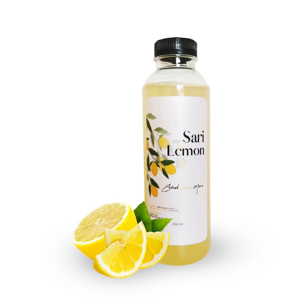 Sari Lemon 250ml asli untuk diet tanpa pengawet extrak lemon perasan lemon perasan jeruk lemon minuman lemon diet minuman diet sehat air perasan lemon