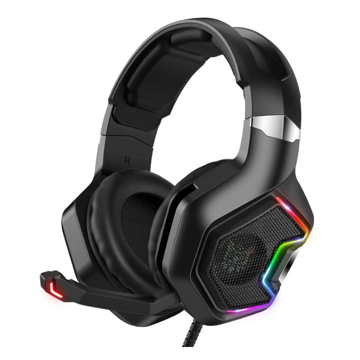 ONIKUMA Gaming Headphone Headset LED with Mic - K10 Pro - Black