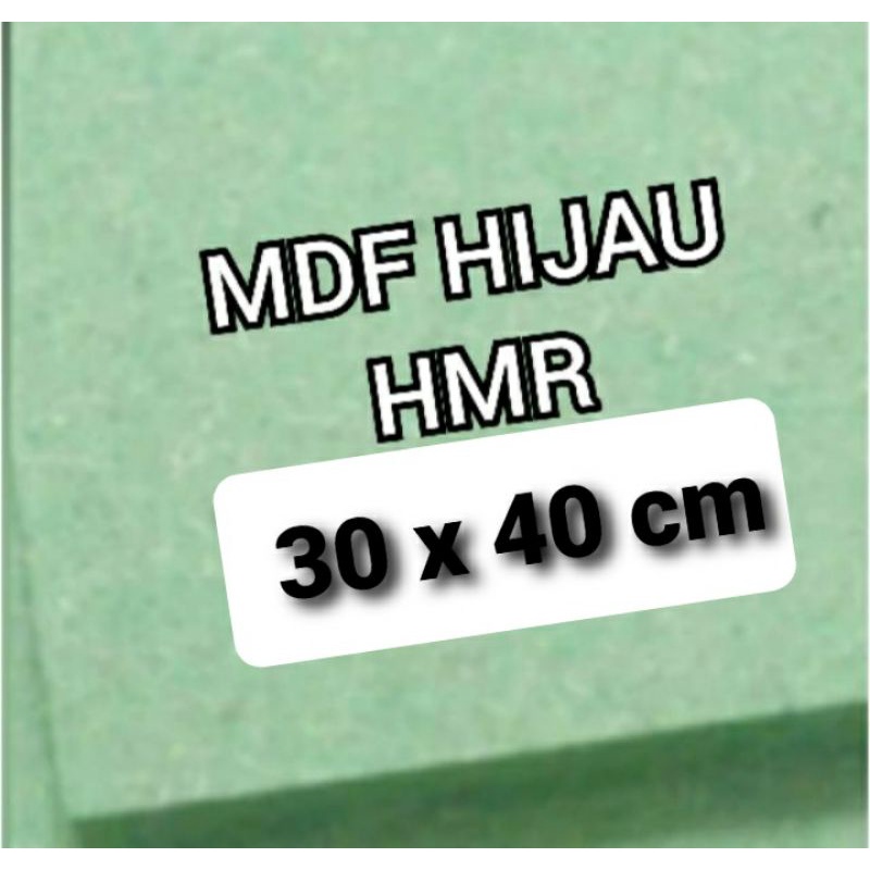 Mdf Hijau 9mm 30x40cm