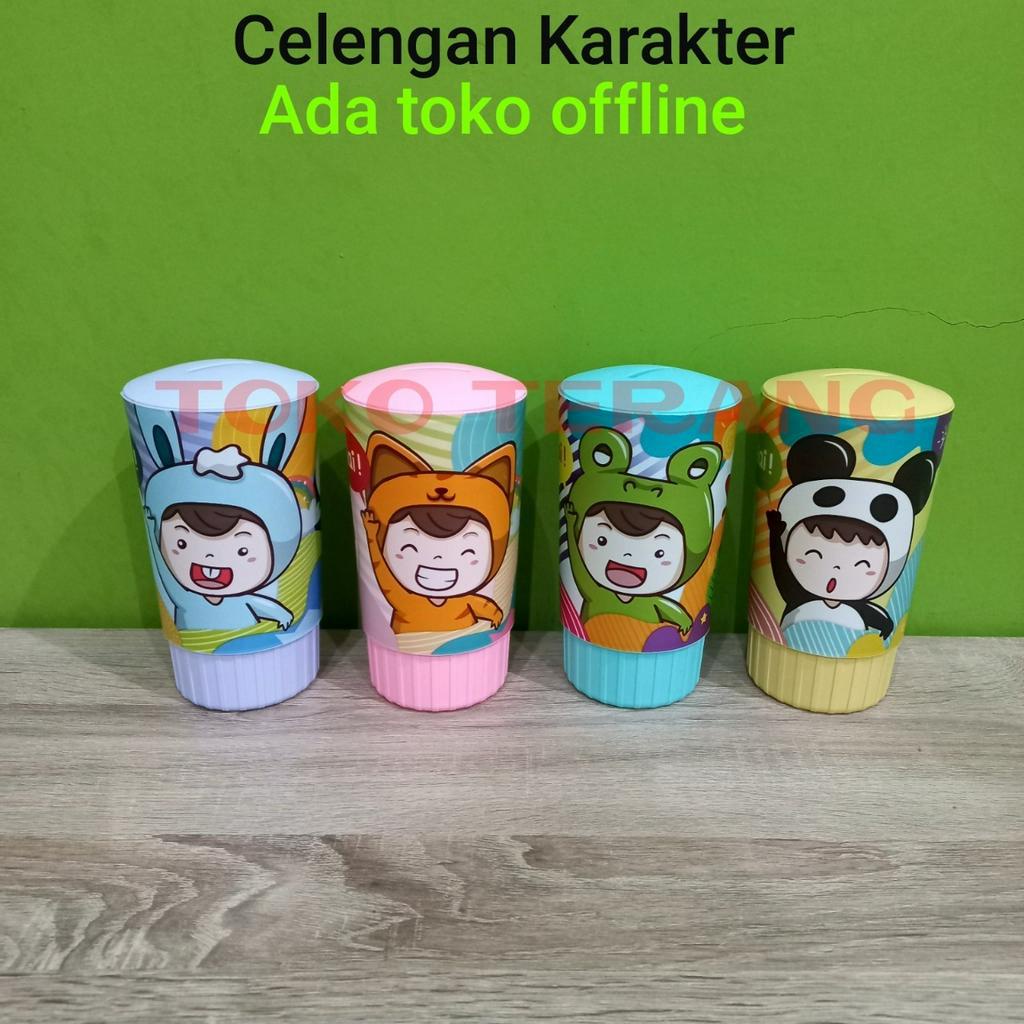 Celengan anak karakter sovenir ulang tahun anak souvenir karakter murah