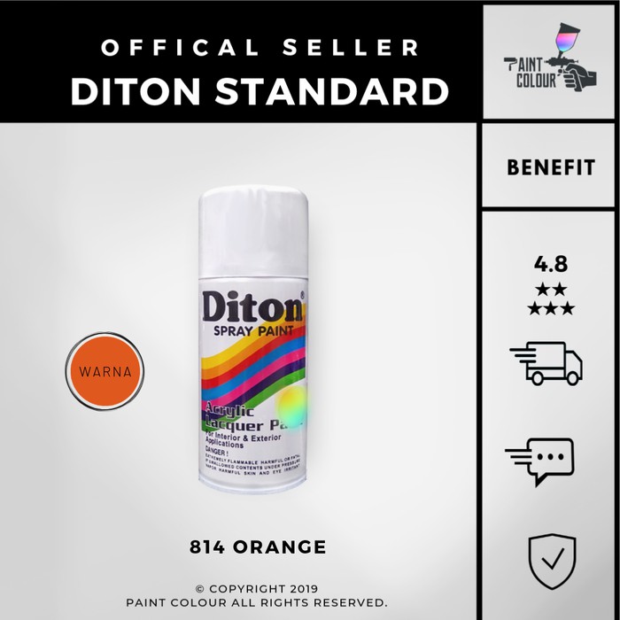 Diton 814 Orange Cat Semprot/Pylox/Samurai Motor/Helm/Gundam