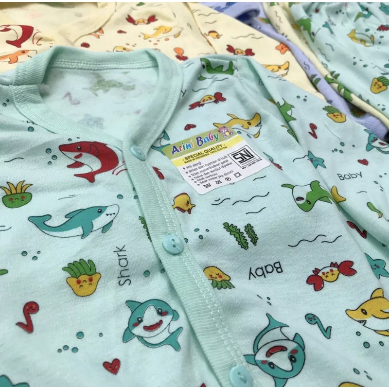 3 PCS Setelan Baju Bayi Setelan Piyama Bayi Setelan Oblong Bayi DNW BABY