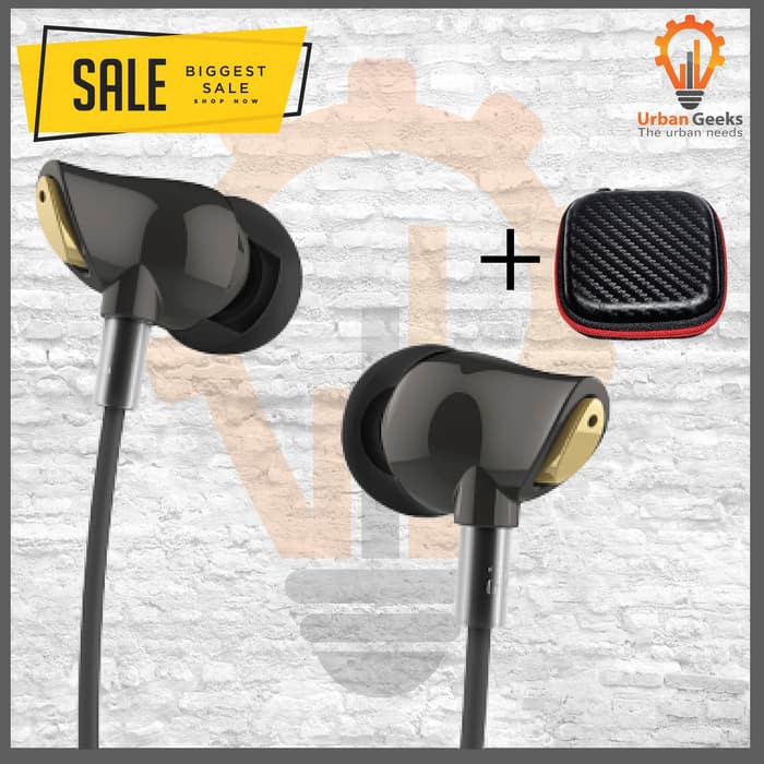 Termurah     Headset Rock Zircon Original Earphone IEM Headset Stereo Bass
