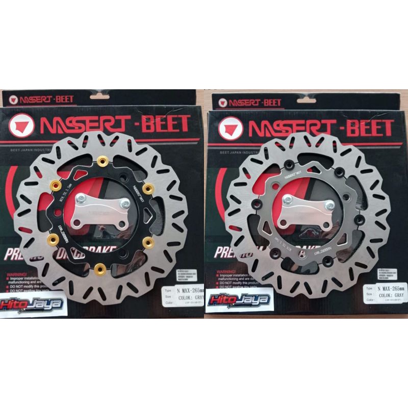 Cakram Diskbrake Disk Piringan Nassert Beet Nmax Aerox DEPAN saja free breket