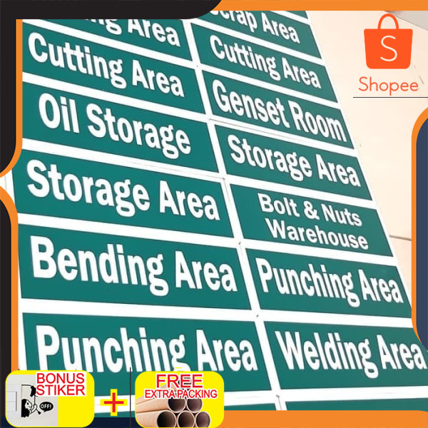 

Plang Papan Nama Ruangan Acrylic Akrilik 30x10 cm Keren