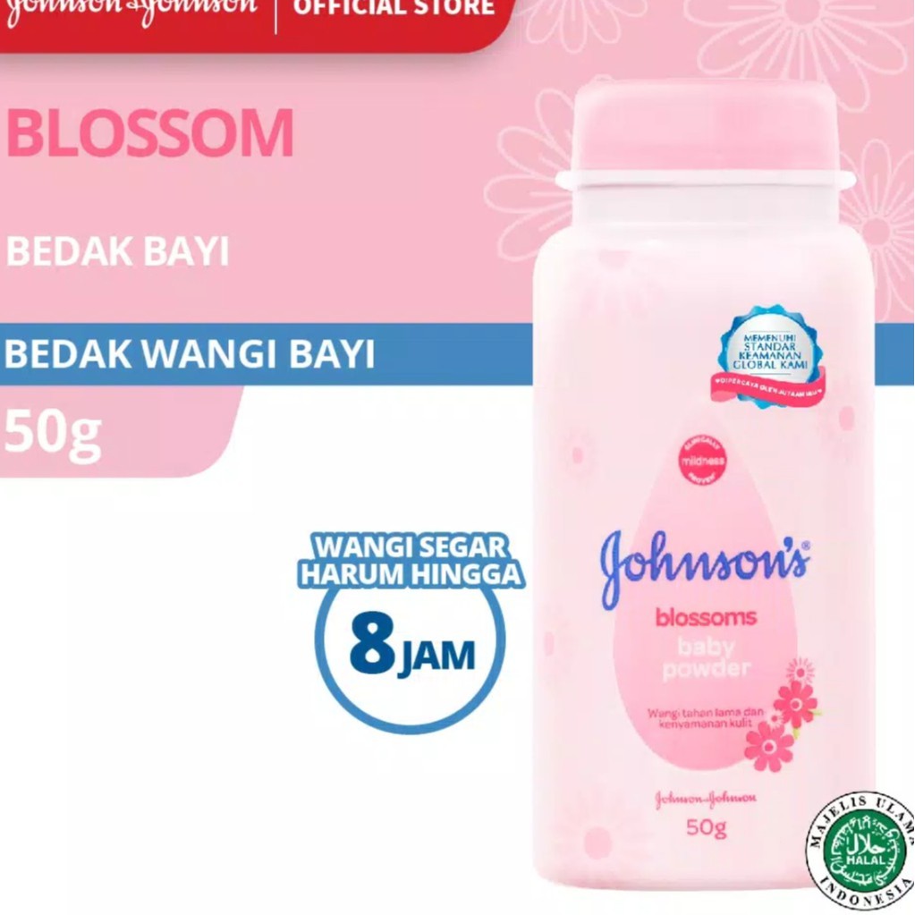 Johnson BEDAK bayi 50 gr (kecil ) baby powder wangi harum johnsons (no.250)