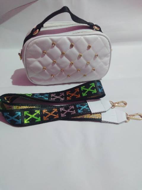 SLING BAG !!! Tas Selempang Fashion x6099 spon lembut Tas SELEMPANG  2 ruang  CLUTCH CHANEL / CLUTCH