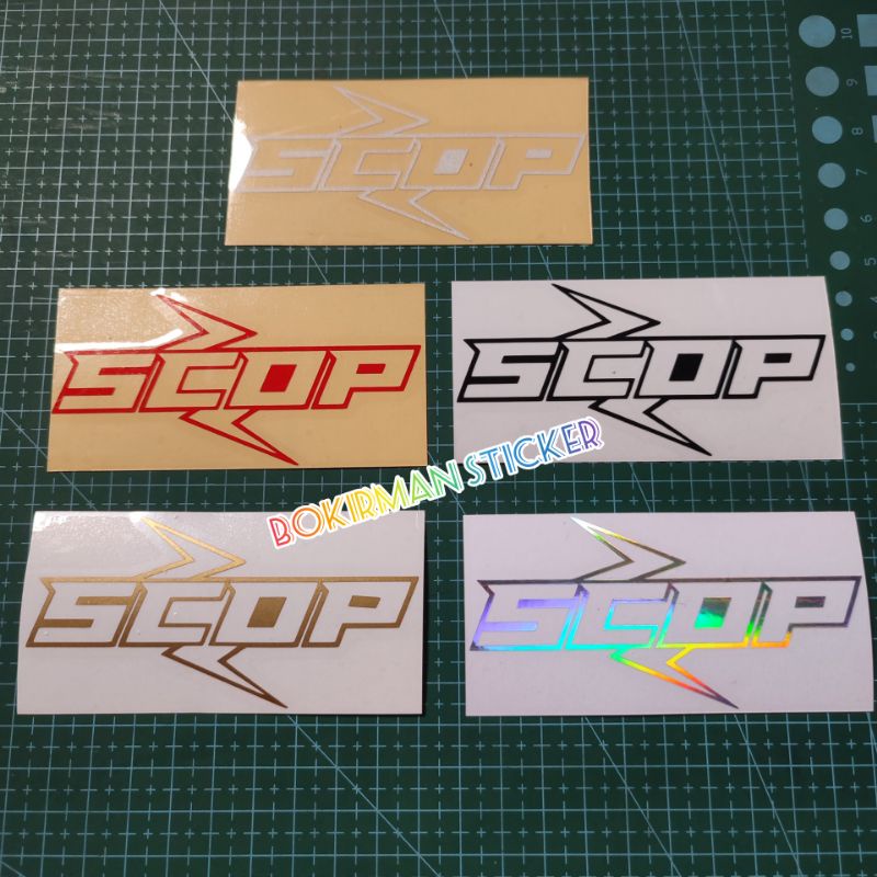 STICKER LOGO SCOP SCOOPY CUTTING