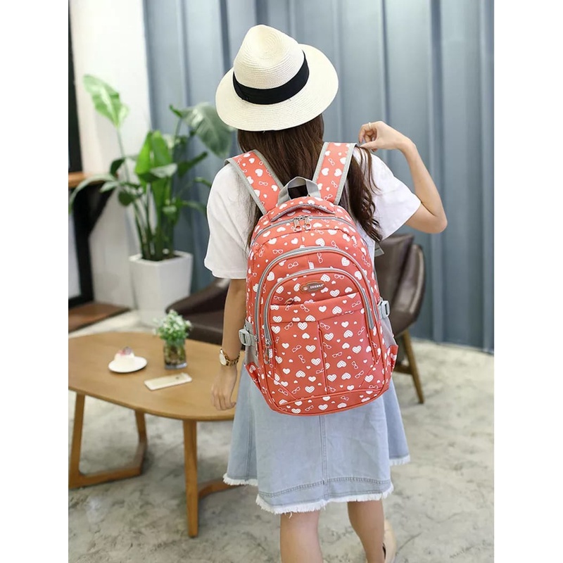 ST99 -Tas Sekolah Anak Perempuan Sd Smp Sma Ransel Kerja ORIGINAL Tas Sekolah Anak Laki BackPack IMPORT Karakter