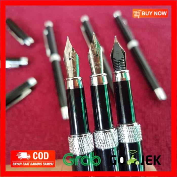 

(BISA COD) Baru..Fountain pen Genius.NiB M. Pena tinta isi ULang. Termurah.mewah