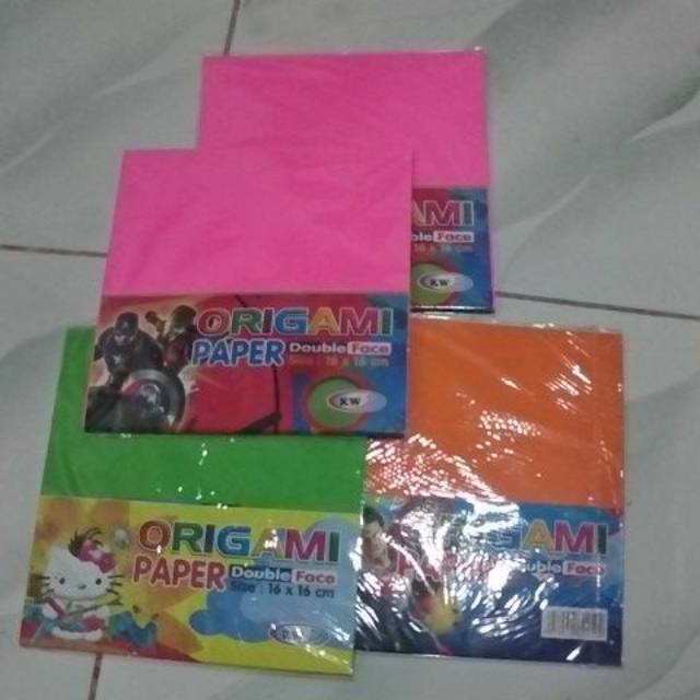 

Kertas Lipat Origami Besar Double Face