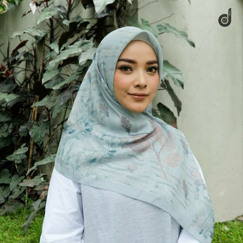 HIJAB / JILBAB DEENAY SIGNATURE FOLIA ICE BLUE