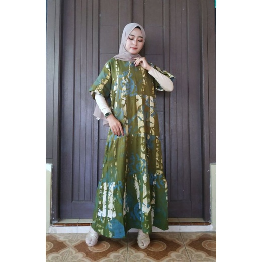 NEW PRODUK TERBARU MURAH TERPOPULE GAMIS TWILL SUPER ADEM | ABSTRAK MALAMAN | RESLETING DEPAN BUSUI | MUSLIMAH LENGAN PANJANG BUMIL GAMIS TERBARU 2022 BATIK BANGO.!!!! GAMIS CANDIMEKAR  BERKUALITAS BAGUS KlOK 7M