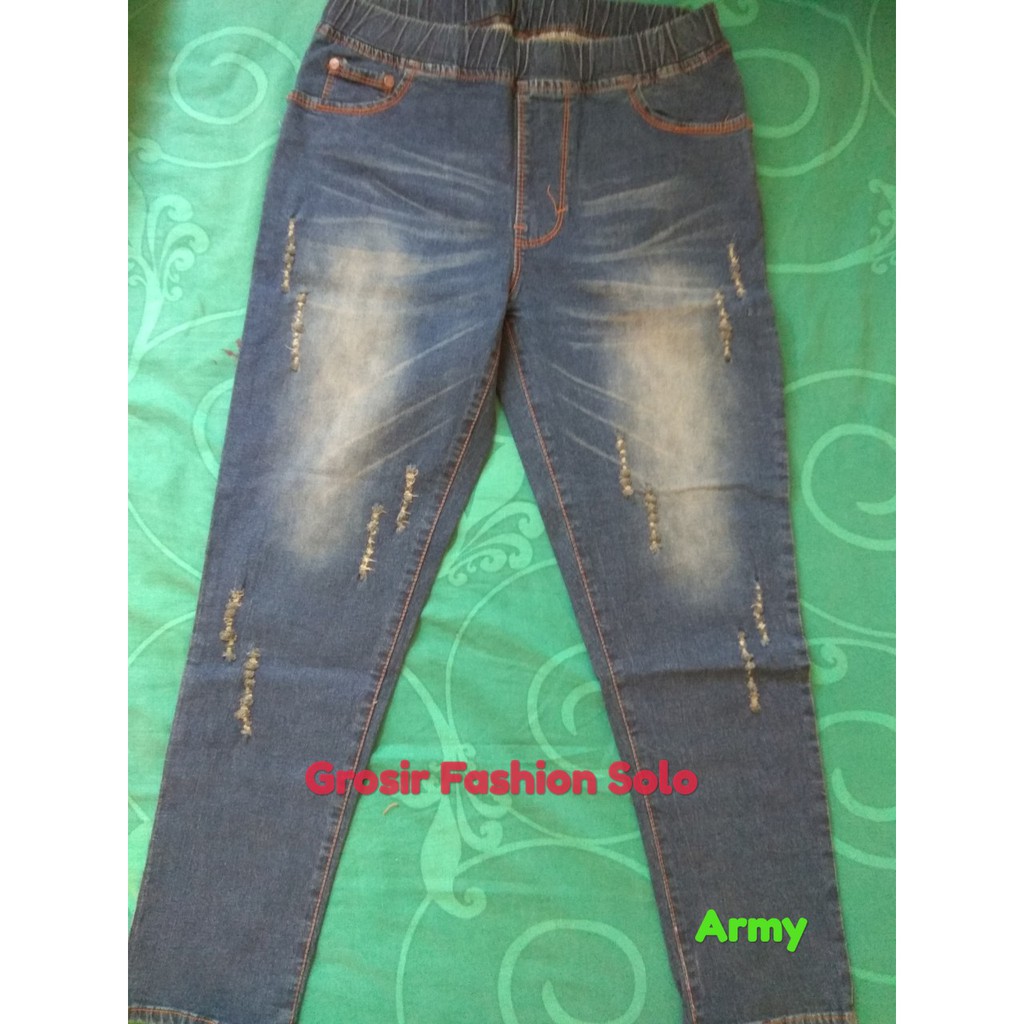 Ready Size 31-38 | Jegging Reka Jeans | Celana Panjang Legging Jeans Murah | Jegging Ripped