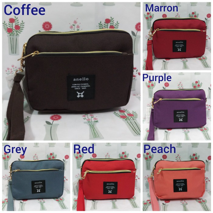 TAS MEWAH TAS SELEMPANG/DOMPET ANELLO 4RES ORIGINAL