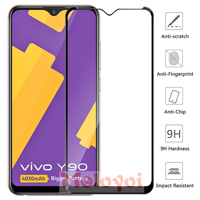 Pelindung Layar Tempered Glass 9d Untuk Vivo Y12 Y30 Y50 Y30I Y20 Y20I Y11 Y17 Y15 Y12I Y91 Y93 Y95