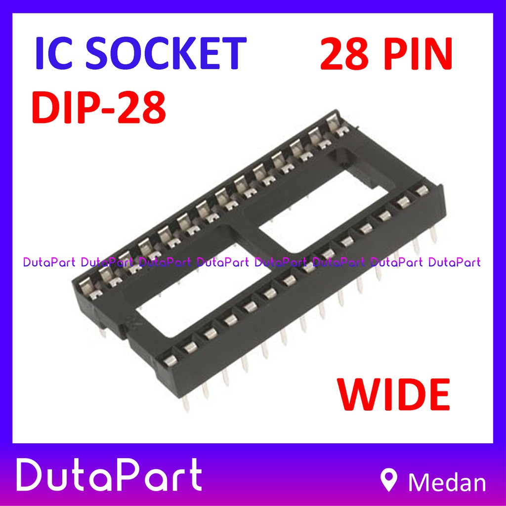 Socket IC 28 PIN 28PIN Adapter Soket DIP-28 DIP28 28P DIP 28 P WIDE