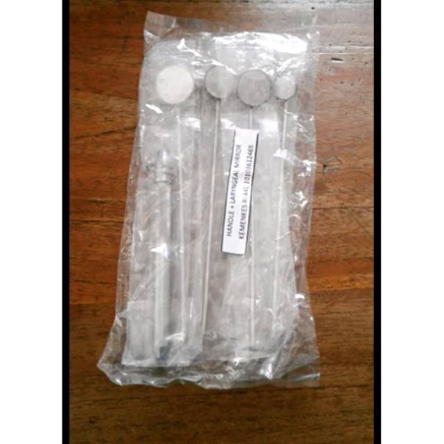 Kaca mulut kaca laring dan handle 1 set