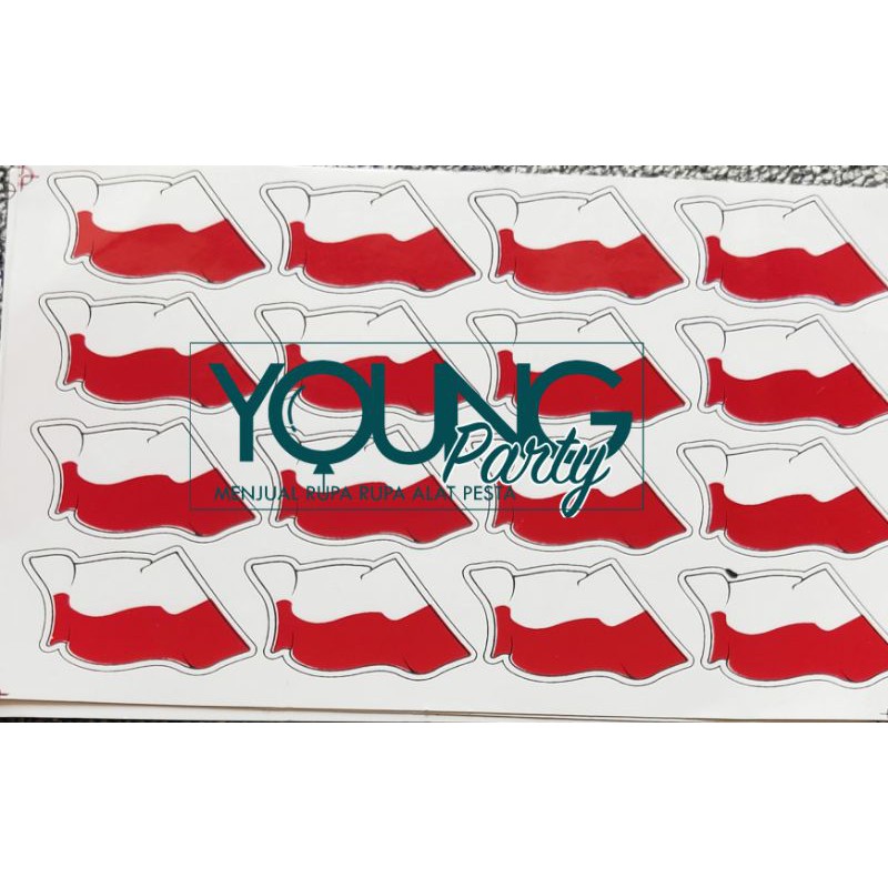 

stiker pipi bendera Indonesia