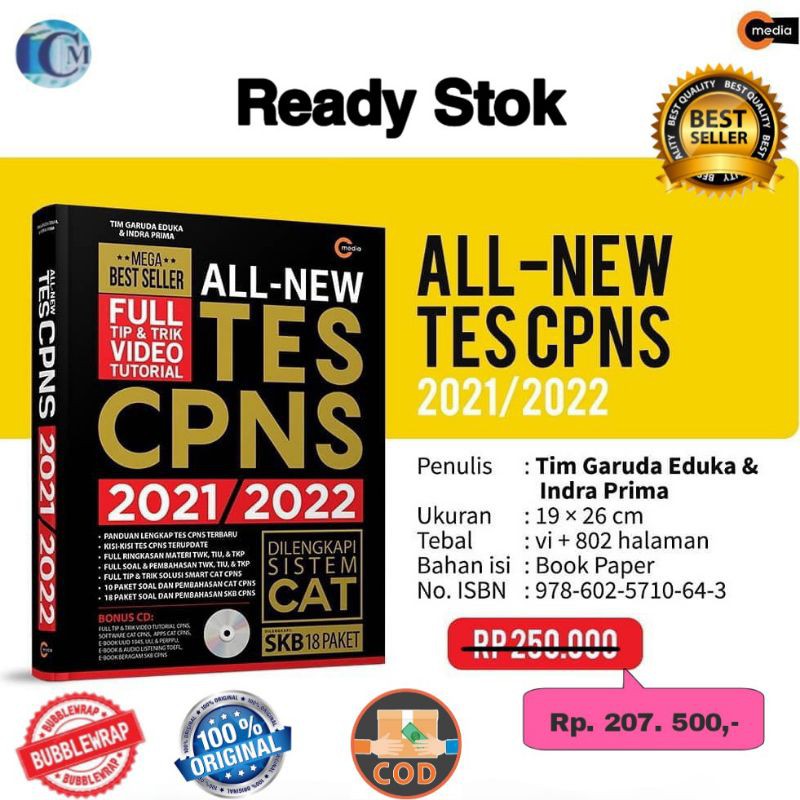 Buku Soal Cpns Terbaru All New Tes Cpns 2021 2022 Shopee Indonesia