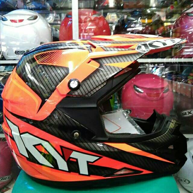 KYT Cross Over
(Se Power Sprfluo Edt Red Fluo / Black) 
Size M