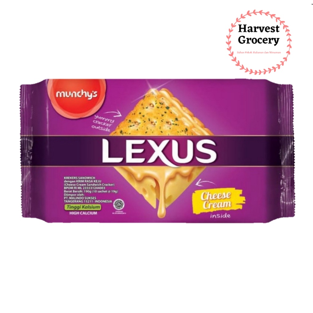 

Biscuit Lexus Cream Cheese (Biskuit Lexus Rasa Keju) 190 Gram