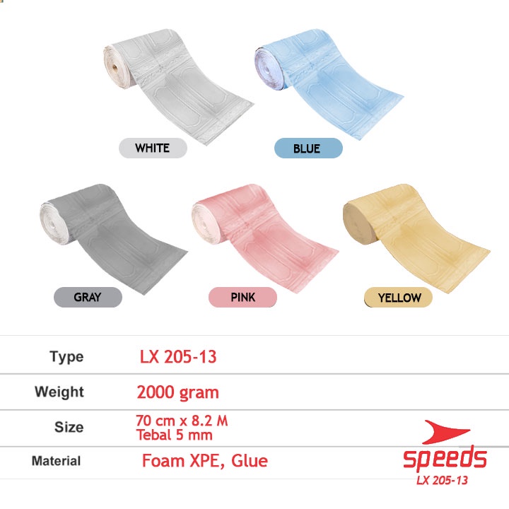 Wallpaper Dinding 5mm SPEEDS Wallpaper Foam 3D Motif Jendela untuk Kamar Tidur Ruang Makan dll 205-13-12-11-8