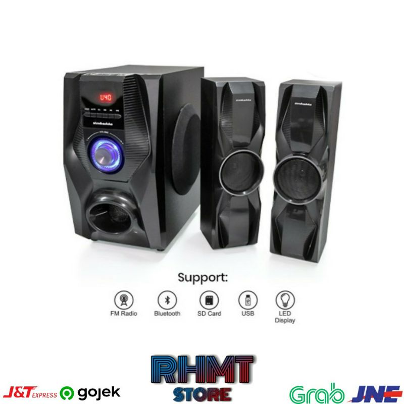 Speaker Simbadda CST 8000N+ Subwoofer Bass Power + Remote For HP PC